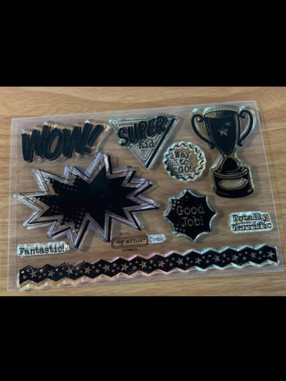 CTMH Clear  Accolade & Trophy Stamp Set